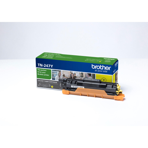 BROTHER TN-247Y TONER ALTA CAPACITA' GIALLO 2.300 PAG PER HLL3210CW / HLL3230CDW / HLL3270CDW / DCPL3550CDW / MFCL3730CDN / MFCL3750CDW / MFCL3770CDW